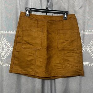 Old Navy Suede Mini Skirt 8